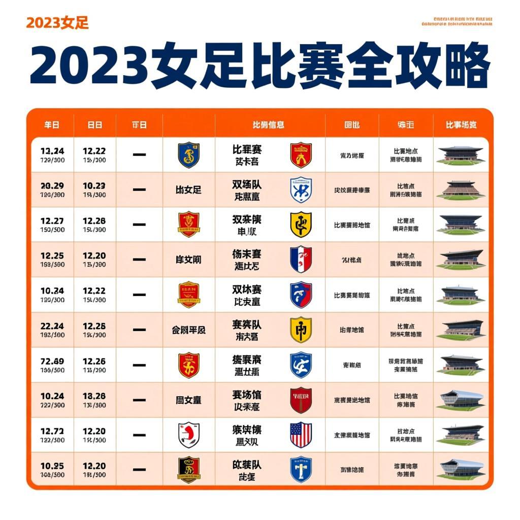 解读2023全球女足赛历背后的变革浪潮