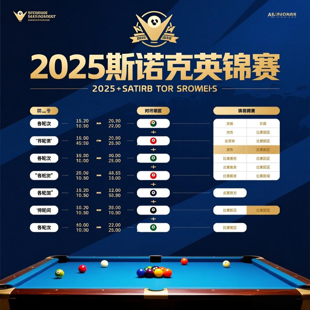 约克冬日的绿色风暴:2025斯诺克英锦赛赛程全解析