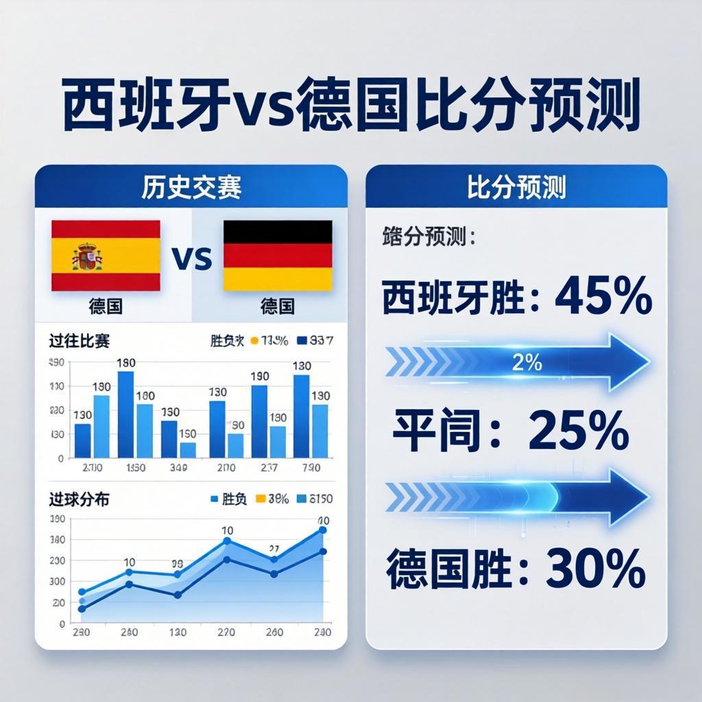 德西巅峰对决前瞻：战术博弈拉满，西班牙vs德国比分精准预判